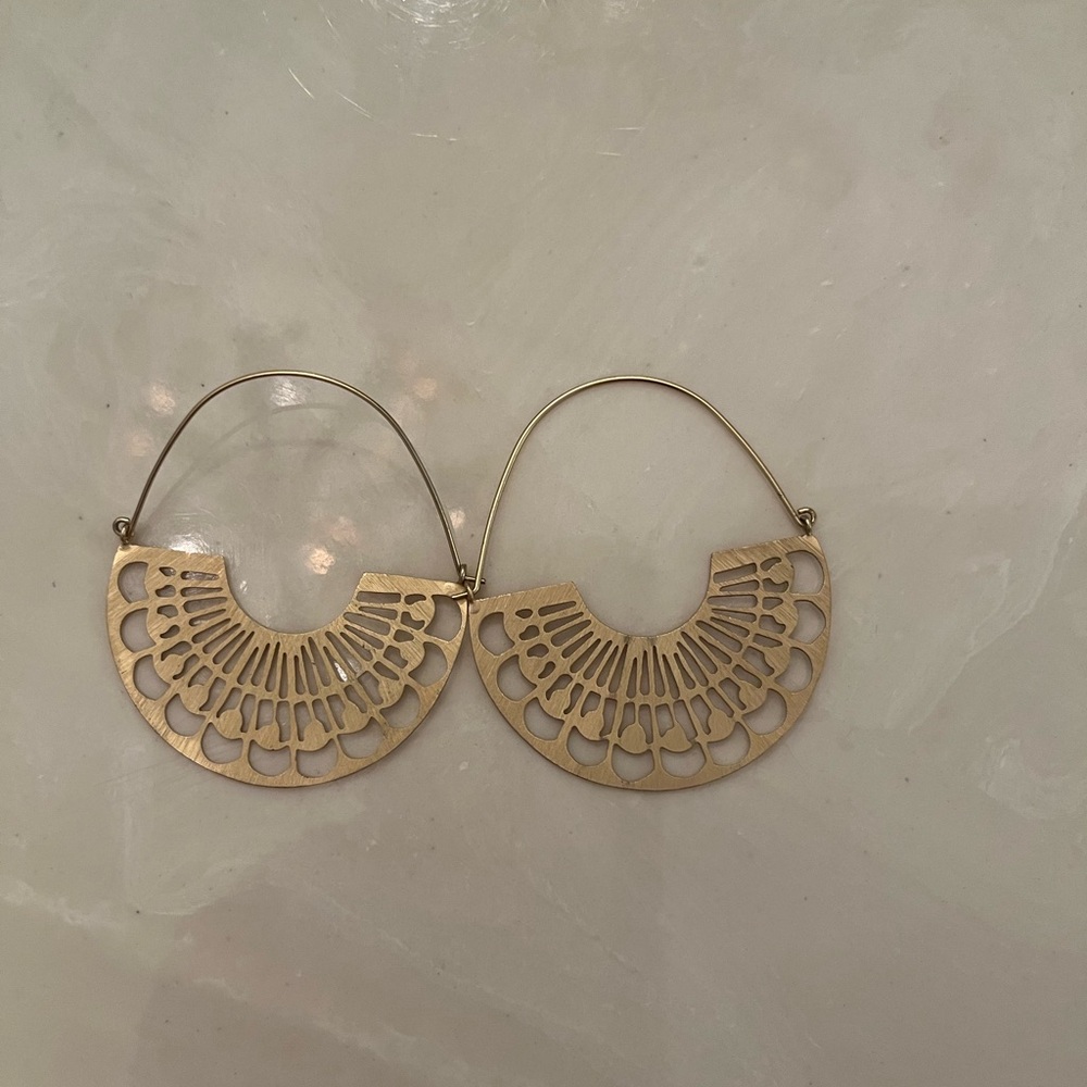 Gold Hoop Earrings
